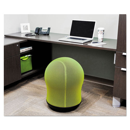 Zenergy Swivel Ball Chair, Green Seat/Green Back, Black Base - Safco