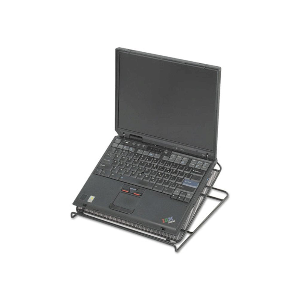 Onyx Mesh Laptop Stand, 12.25'' x 12.25'' x 2'', Black - Safco