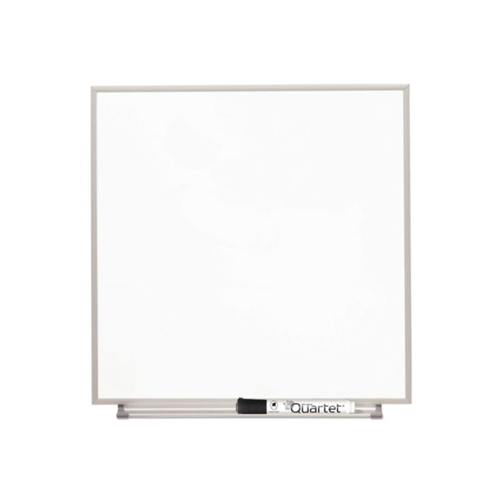 Matrix Magnetic Boards, 16'' x 16'', White Surface, Satin Aluminum Frame - Quartet