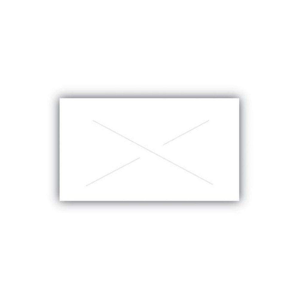 One-Line Pricemarker Labels Bulk Pack, 0.44 x 0.81, White, 1,200/Roll, 16 Rolls/Box - Garvey