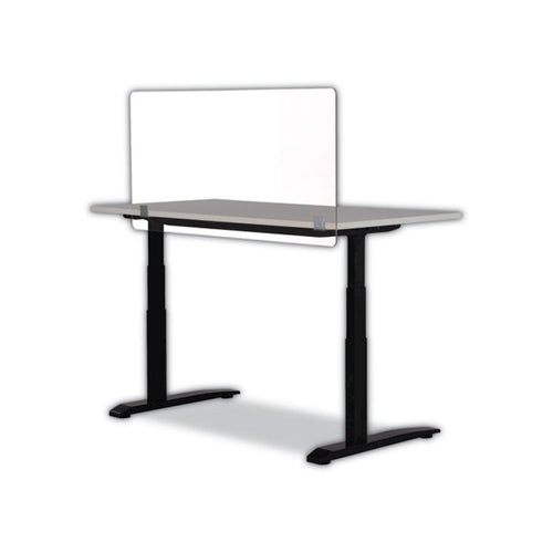 7516 Series Wellness Panel, 47.5 x 2.5 x 23.5, Acrylic, Clear - Safco