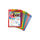 Reusable Dry Erase Pockets, Super Heavy-Duty, Top Load 9 x 12 Insert, Clear Front, Assorted Border Colors, 10/Pack - C-Line