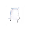 Adjustable Dry Erase Board, 27.5'' x 32'', White Surface, Satin Aluminum Frame - Flipside
