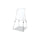 Adjustable Dry Erase Board, 27.5'' x 32'', White Surface, Satin Aluminum Frame - Flipside