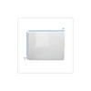 Two-Sided Dry Erase Board, 7'' x 5'', White Surface, 24/Pack - Flipside