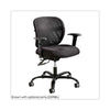 Vue Intensive-Use Mesh Task Chair, Supports Up to 500 lb, 18.5'' to 21'' Seat Height, Black Vinyl Seat/Back, Black Base - Safco
