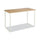 Steel Desk, 47.25'' x 24'' x 28.75'', Beech/White - Safco