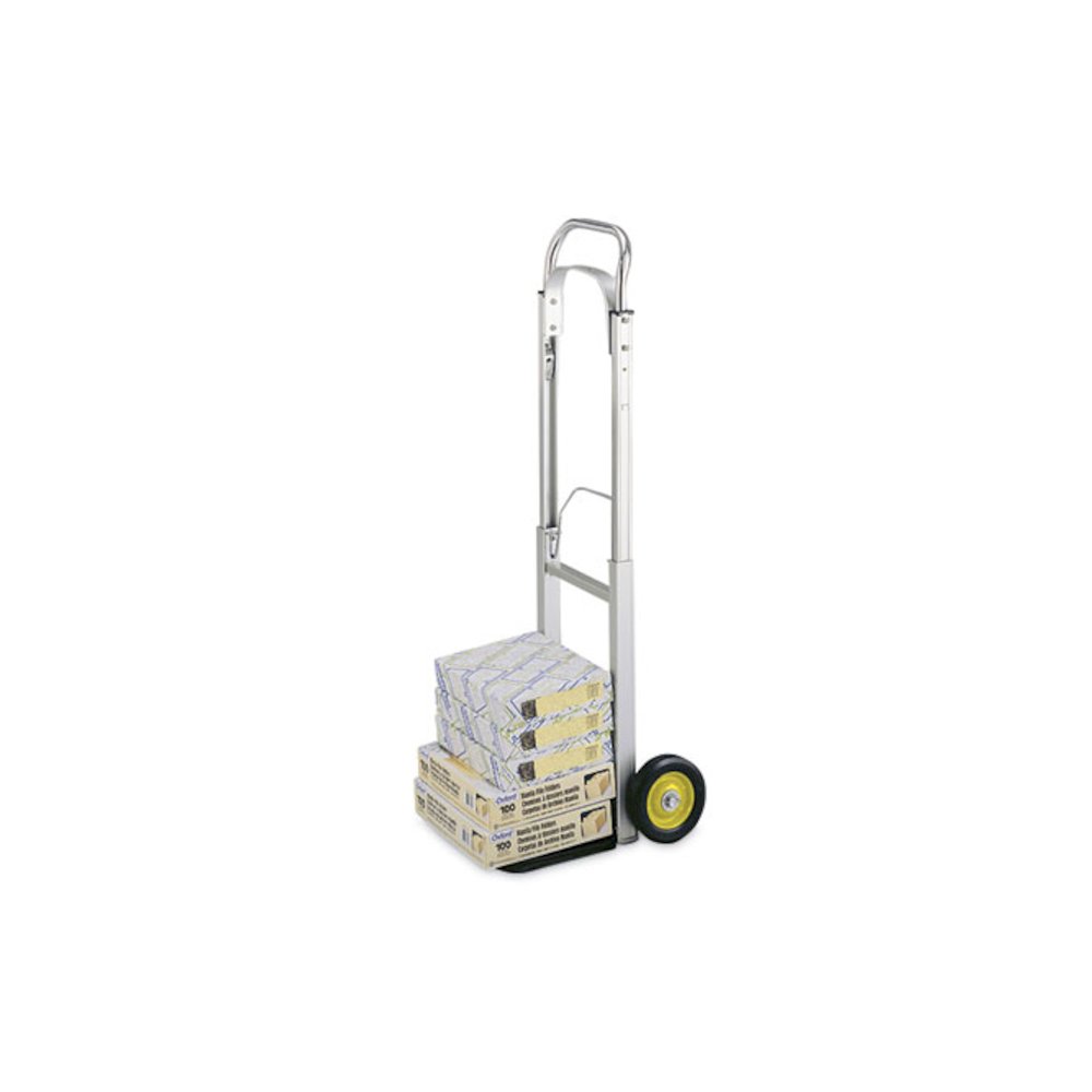 HideAway Aluminum Hand Truck, 250 lb Capacity, 15.5 x 16.5 x 43.5, Aluminum - Safco