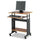 Muv 28'' Adjustable-Height Desk, 29.5'' x 22'' x 29'' to 34'', Cherry/Black - Safco