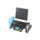 Onyx Mesh Monitor Stand, 19.25'' x 11.25'' x 6.25'', Black - Safco