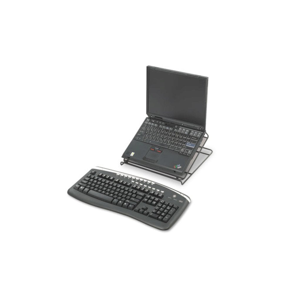 Onyx Mesh Laptop Stand, 12.25'' x 12.25'' x 2'', Black - Safco