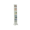 Steel Magazine Rack, 23 Compartments, 10w x 4d x 65.5h, Gray - Safco