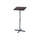 Adjustable Speaker Stand, 21 x 21 x 29.5 to 46, Mahogany/Black - Safco