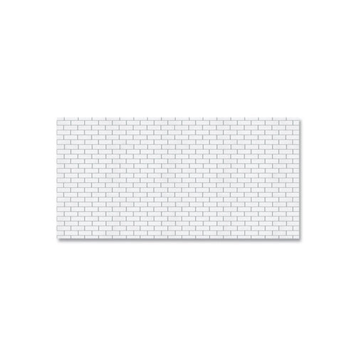Fadeless Paper Roll, 50 lb Bond Weight, 48 x 50 ft, White Subway Tile - Pacon