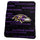 Baltimore Ravens Blanket 50x60 Fleece Classic - Logo Brands