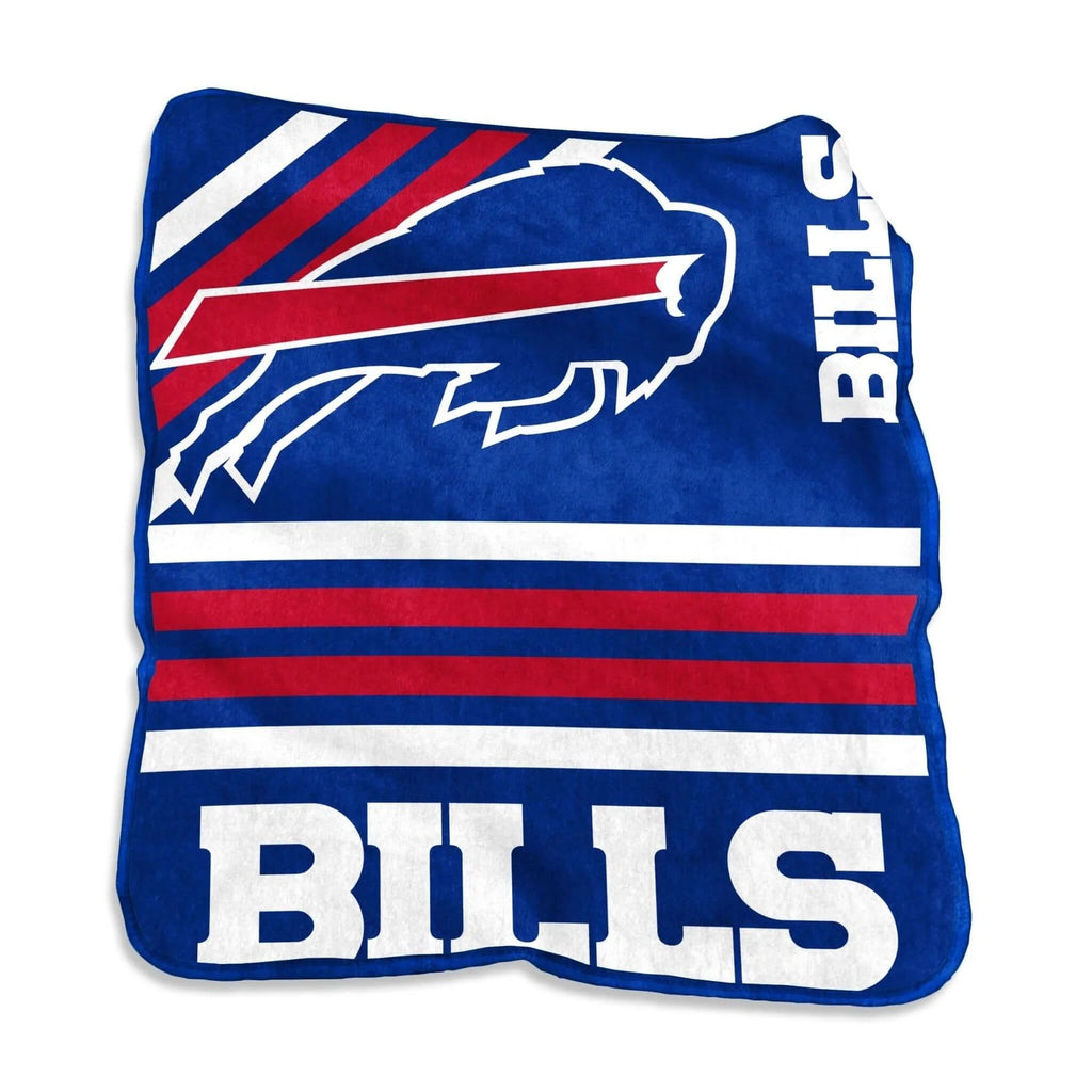 Buffalo Bills Blanket 50x60 Raschel Throw - Logo Brands