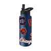 Chicago Bears Quencher Bottle 34oz Stainless Steel Dreamweave - Logo Brands