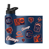 Chicago Bears Quencher Bottle 34oz Stainless Steel Dreamweave - Logo Brands