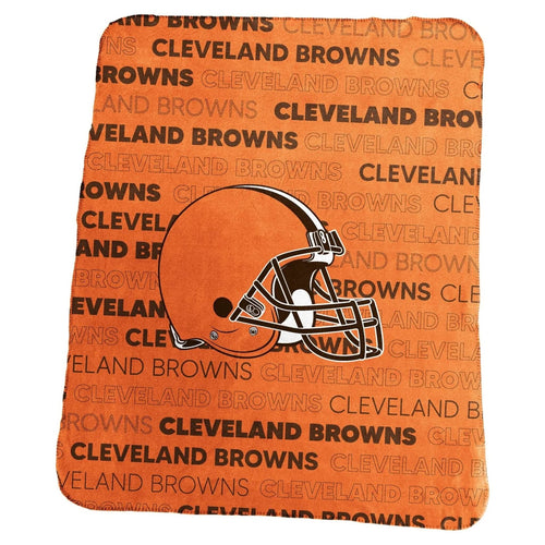 Cleveland Browns Blanket 50x60 Fleece Classic - Logo Brands