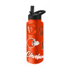 Cleveland Browns Quencher Bottle 34oz Stainless Steel Dreamweave - Logo Brands
