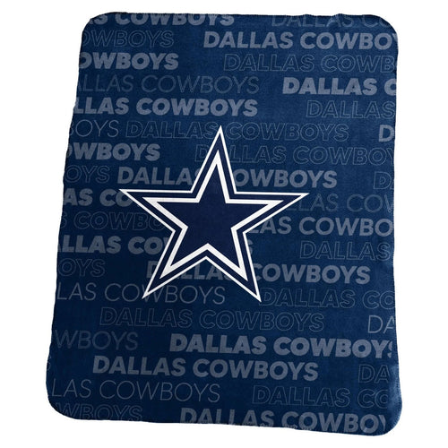 Dallas Cowboys Blanket 50x60 Fleece Classic - Logo Brands