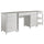 Delta 3-Pc Home Office Desk Set, White - Winsome Wood