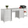 Delta 3-Pc Home Office Desk Set, White - Winsome Wood