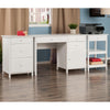 Delta 3-Pc Home Office Desk Set, White - Winsome Wood