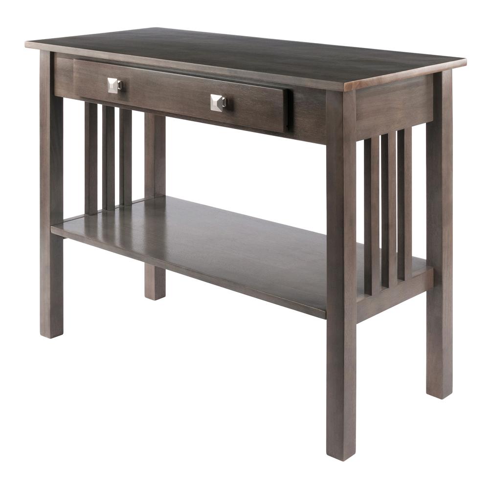 Stafford Console Hall Table, Oyster Gray - Winsome Wood