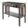Stafford Console Hall Table, Oyster Gray - Winsome Wood