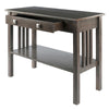 Stafford Console Hall Table, Oyster Gray - Winsome Wood