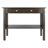 Stafford Console Hall Table, Oyster Gray - Winsome Wood