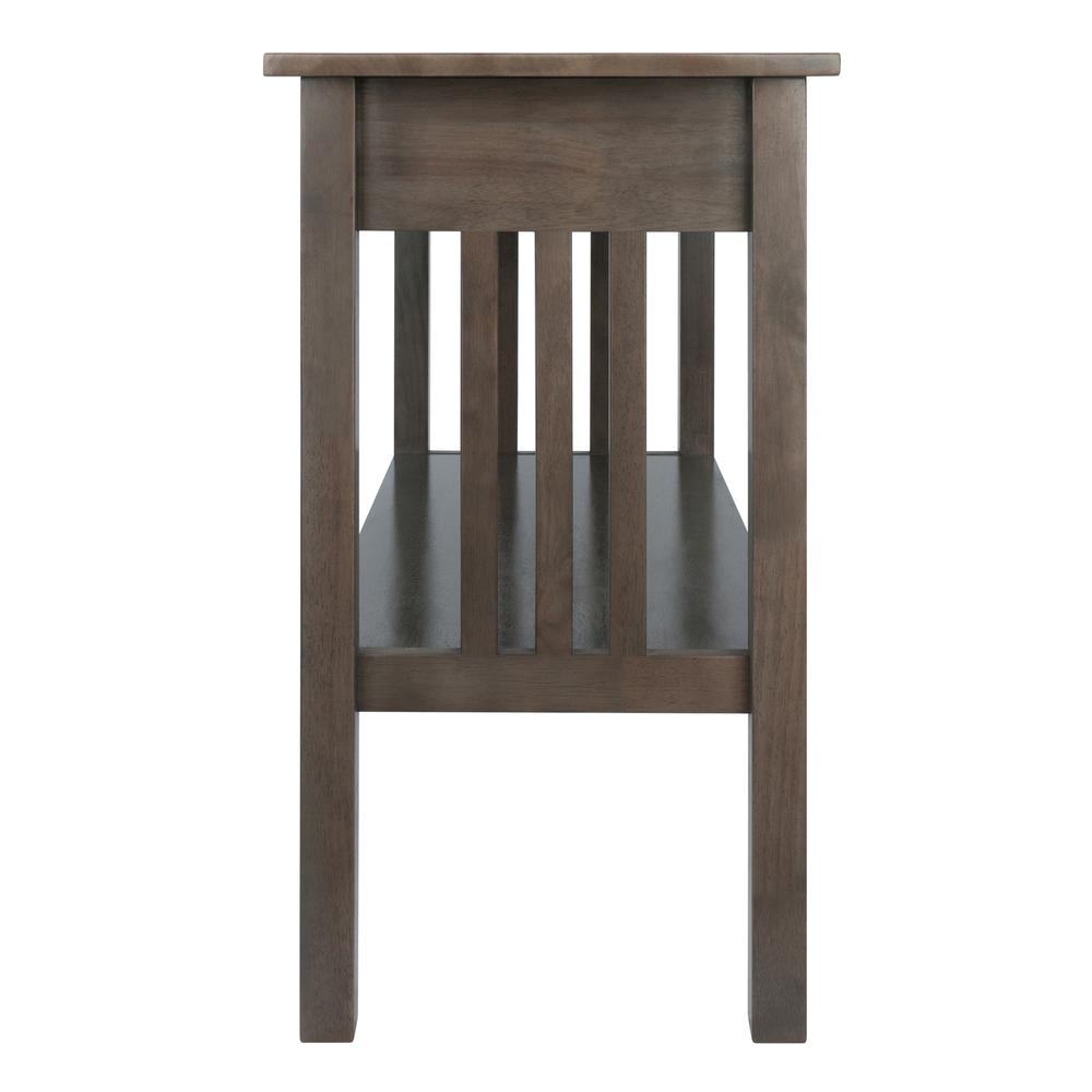 Stafford Console Hall Table, Oyster Gray - Winsome Wood
