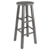 Ivy Bar Stool, 29'', Rustic Gray Finish - Winsome Wood
