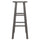 Ivy Bar Stool, 29'', Rustic Gray Finish - Winsome Wood