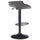 Tarah Adjustable Swivel Stools, 2-Pc Set, Black & Slate Gray - Winsome Wood
