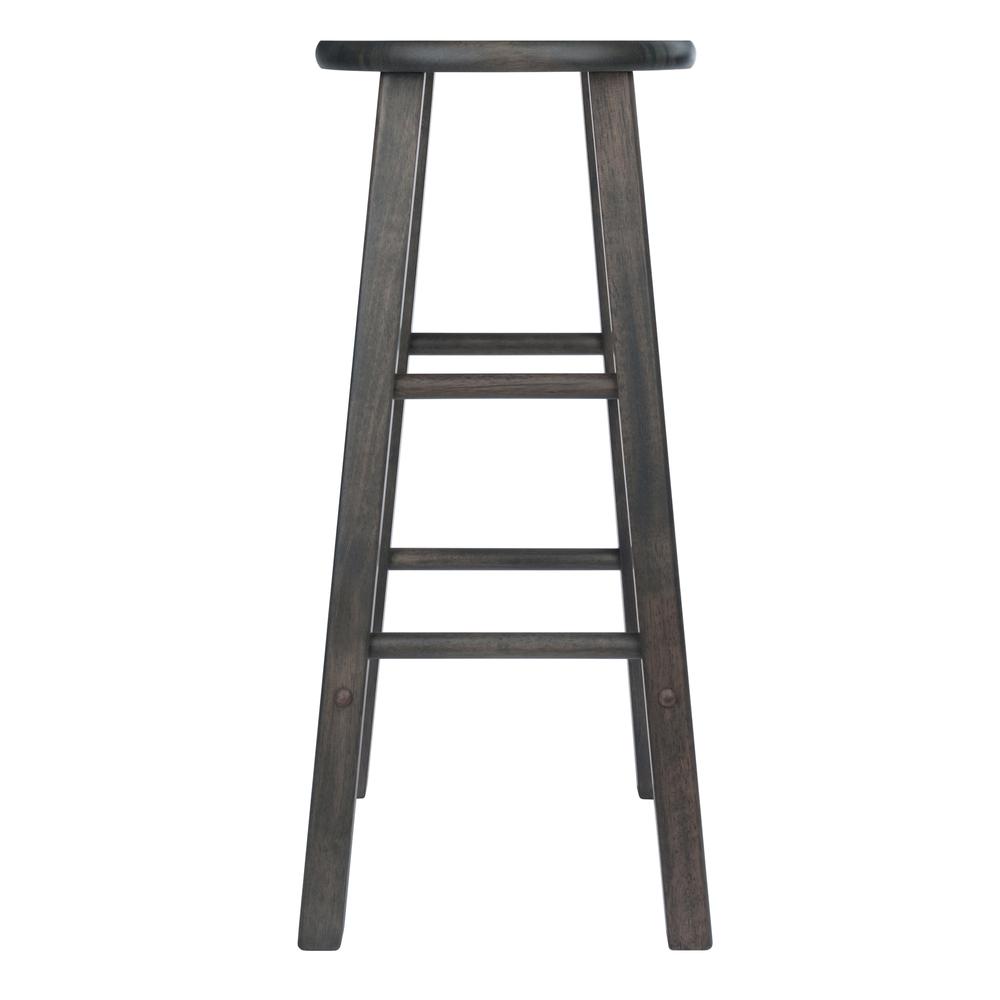 Element Bar Stools, 2-Pc Set, Oyster Gray - Winsome Wood