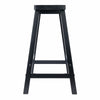 Satori 24'' Saddle Seat Bar Stool Black - Winsome Wood