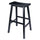 Satori 29'' Saddle Seat Bar Stool Black - Winsome Wood