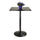 Pub Table Square Black MDF Top with Black leg and base - Winsome Wood