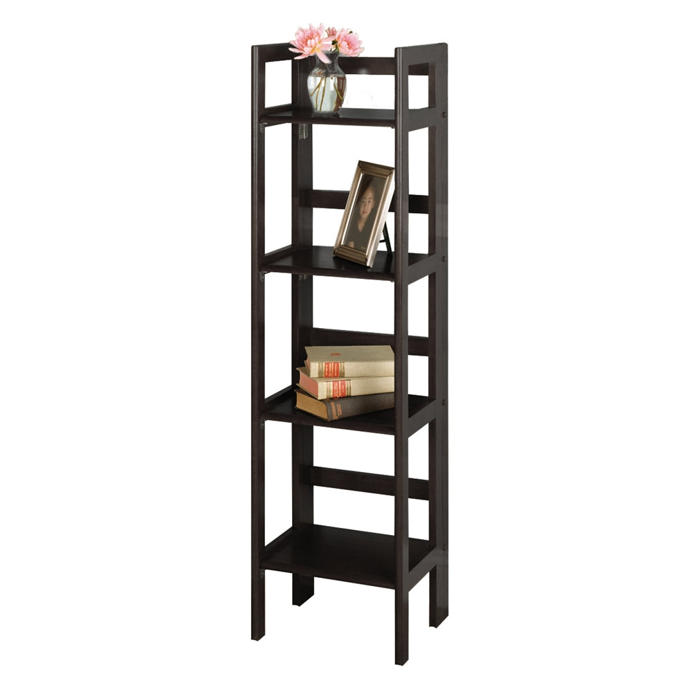 Terry Folding Bookcase Black - Winsome Wood
