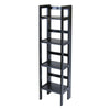 Terry Folding Bookcase Black - Winsome Wood