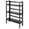 Terry Folding Bookcase Black - Winsome Wood