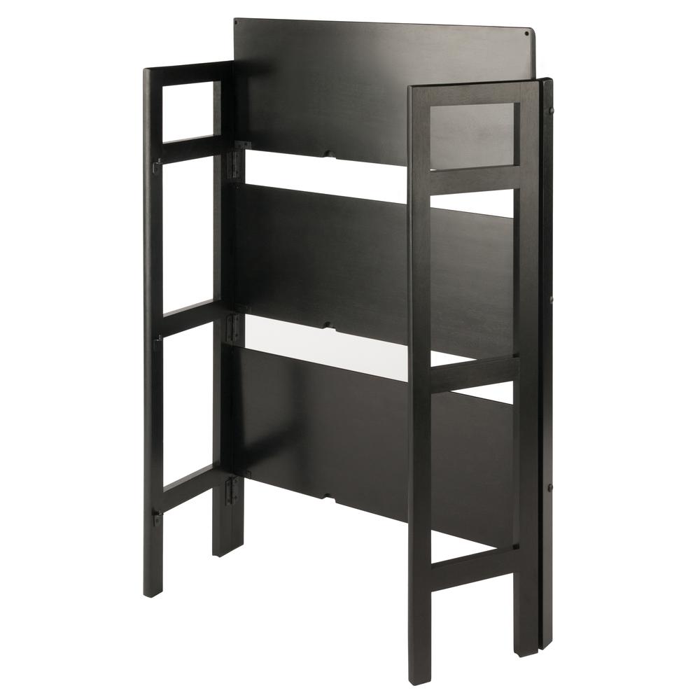 Terry Folding Bookcase Black - Winsome Wood