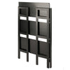 Terry Folding Bookcase Black - Winsome Wood
