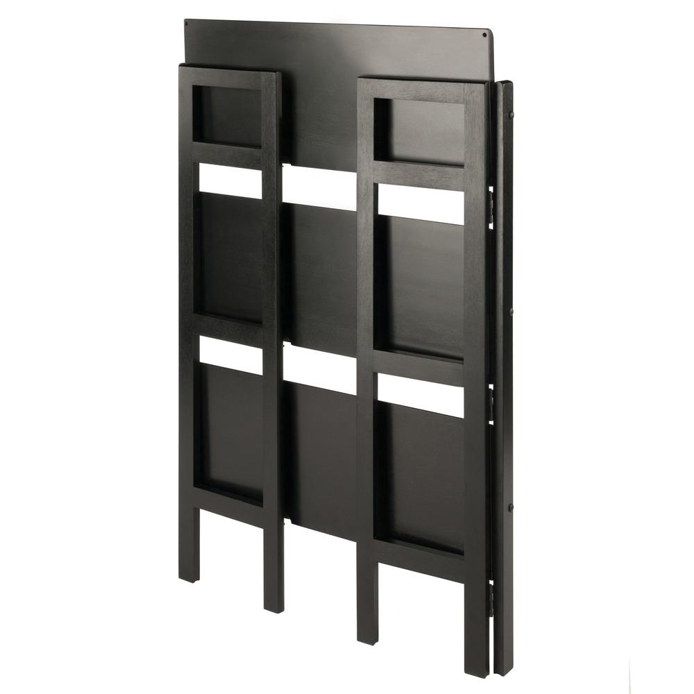Terry Folding Bookcase Black - Winsome Wood