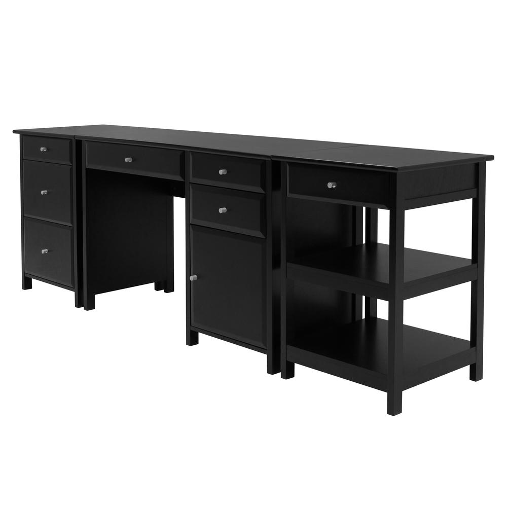 Delta 3-Pc Home Office Set - Winsome Wood