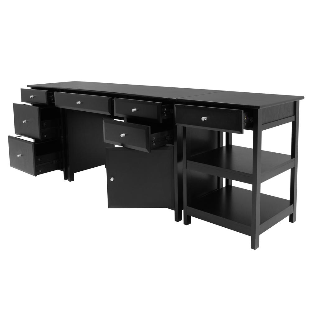 Delta 3-Pc Home Office Set - Winsome Wood