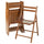 Robin 4-Pc Folding Chair Set, Teak - Winsome Wood