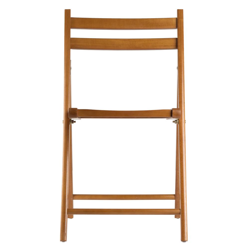 Robin 4-Pc Folding Chair Set, Teak - Winsome Wood